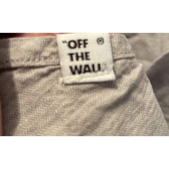 Vans Off The Wall Shirt Men XXL Gray Shirt Sleeve Button Down - Picture 11 of 11